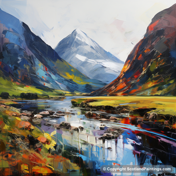 Painting - Glencoe - Scottish Glens