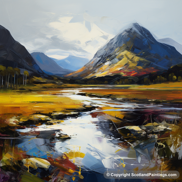 Painting - Glencoe - Scottish Glens