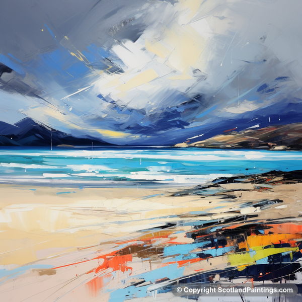 Painting - Luskentyre Beach - Scottish Beaches