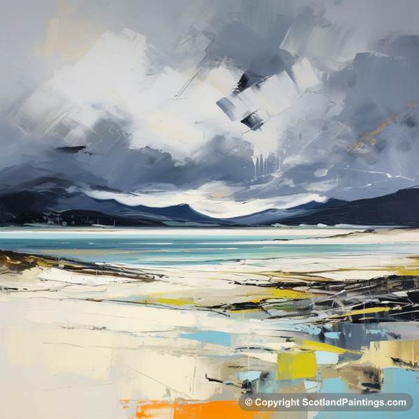 Painting - Luskentyre Beach - Scottish Beaches