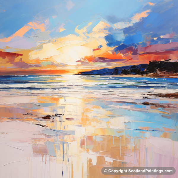 Painting - Nairn Beach - Scottish Beaches