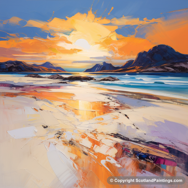 Painting - Mellon Udrigle Beach - Scottish Beaches