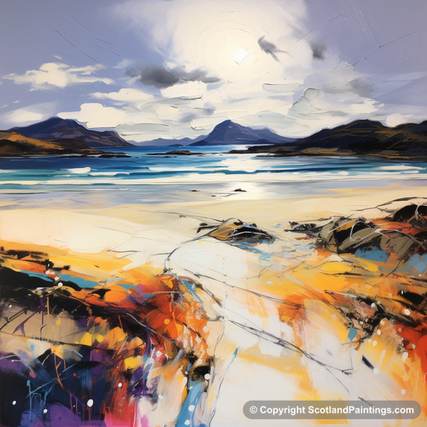 Painting - Mellon Udrigle Beach - Scottish Beaches