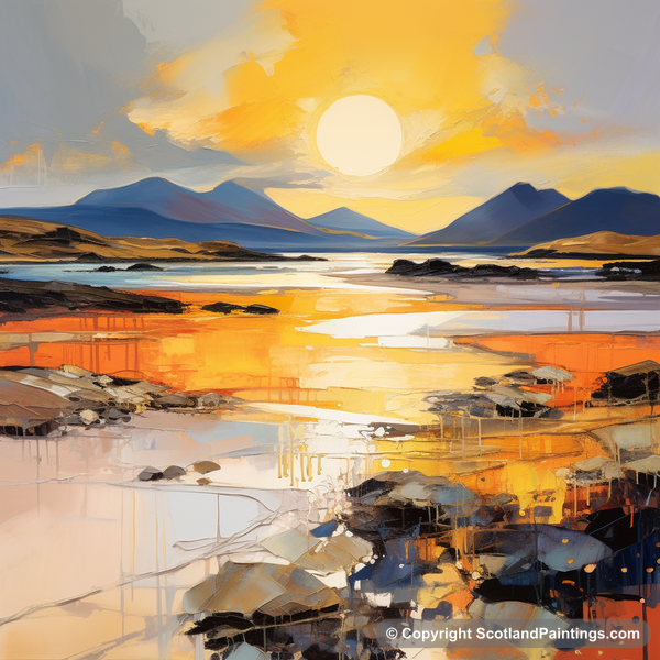 Painting - Mellon Udrigle Beach - Scottish Beaches