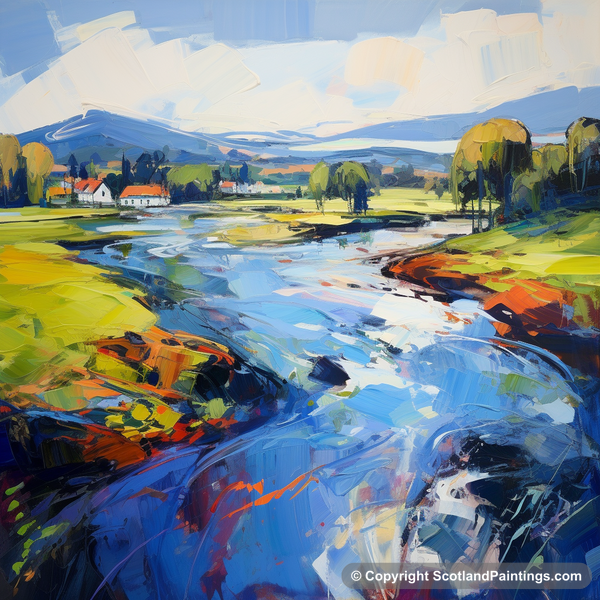 Painting - River Leven - Scottish Rivers