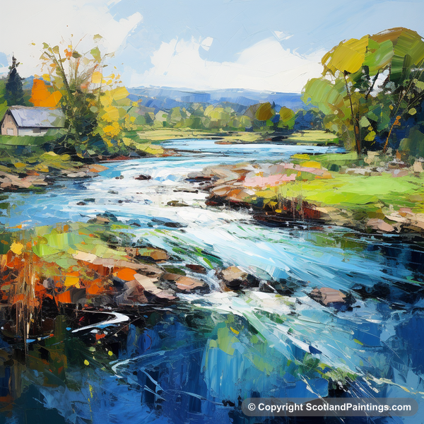 Painting - River Leven - Scottish Rivers