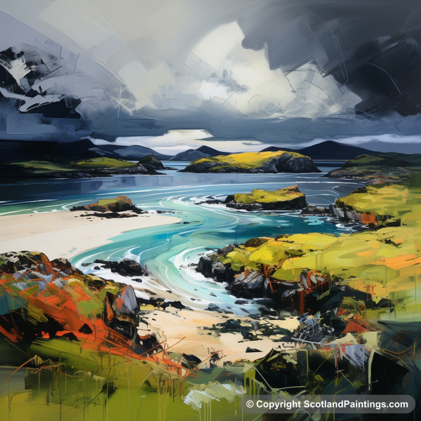 Painting - Kiloran Bay - Scottish Coves