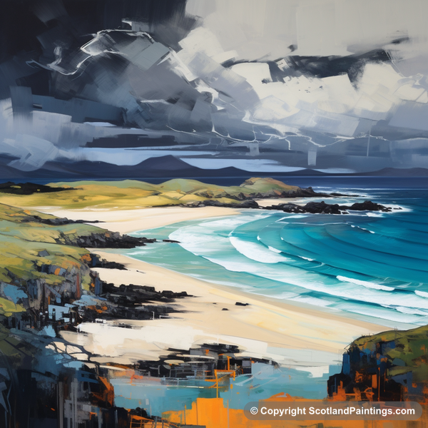 Painting - Kiloran Bay - Scottish Coves