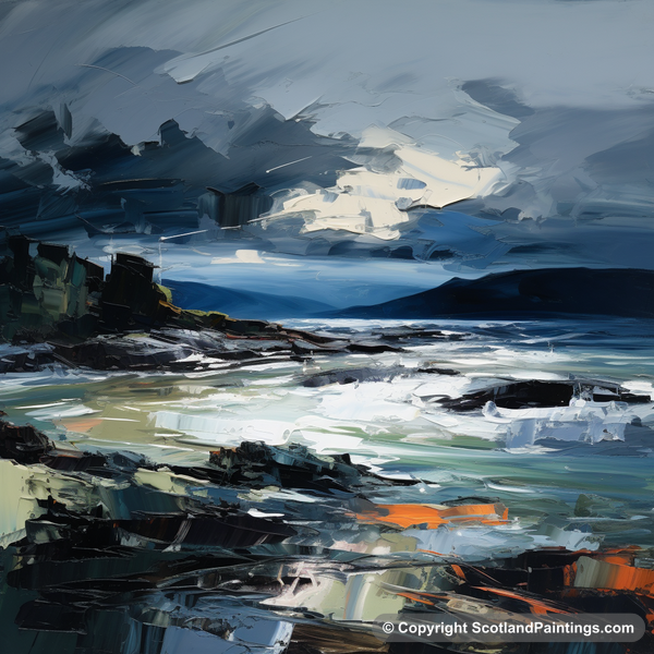 Painting - Ardtun Bay - Scottish Coves