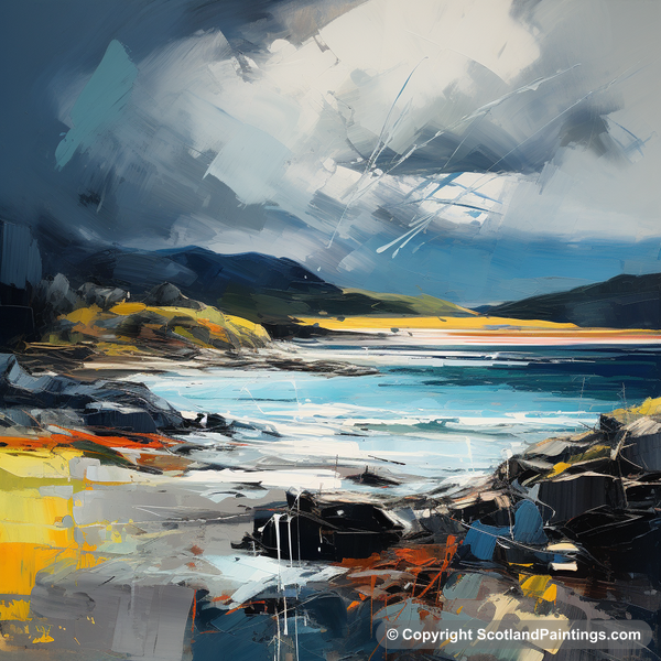 Painting - Ardtun Bay - Scottish Coves