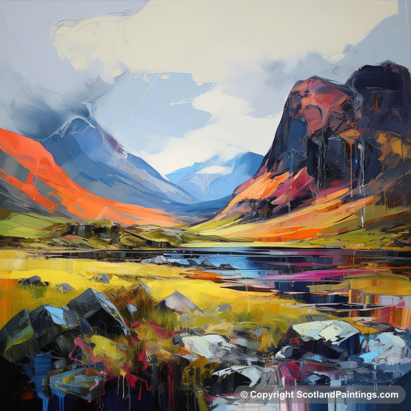 Painting - Creag Leacach - Scottish Munros