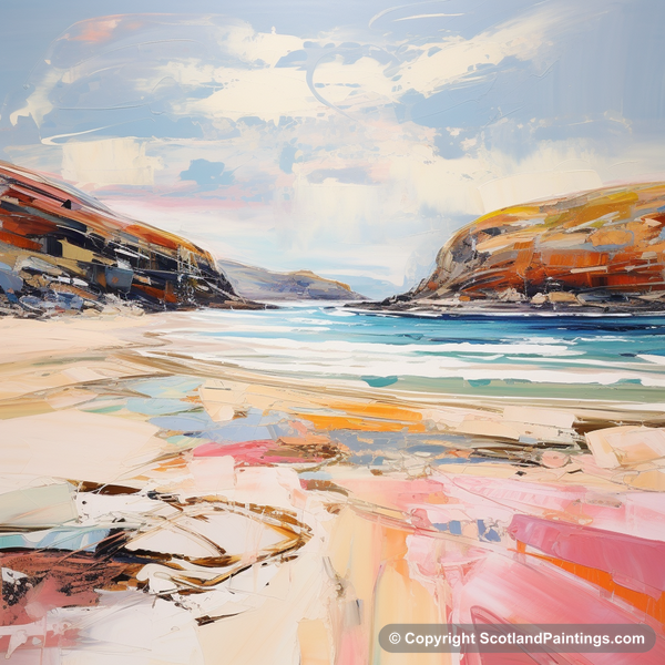 Painting - Sandwood Bay - Scottish Beaches