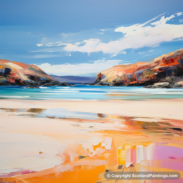 Painting - Sandwood Bay - Scottish Beaches