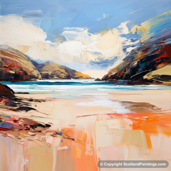 Painting - Sandwood Bay - Scottish Beaches