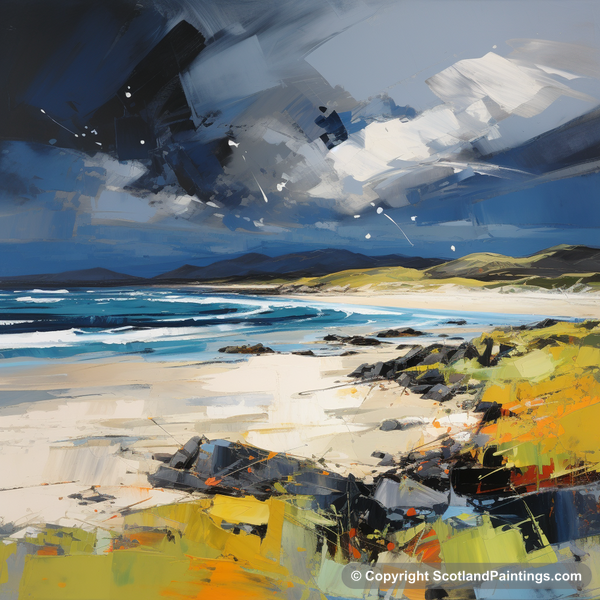 Painting - Scarista Beach - Scottish Beaches