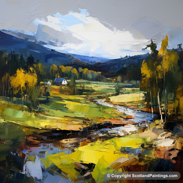 Painting - Glen Tanar - Scottish Glens