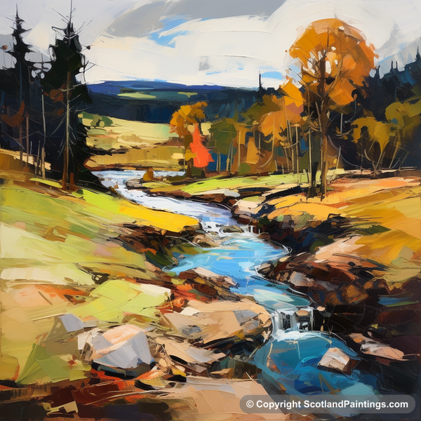 Painting - Glen Tanar - Scottish Glens