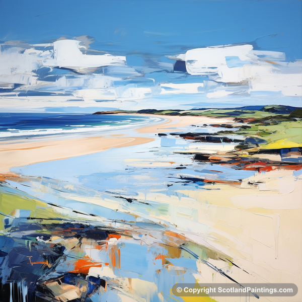 Painting - West Sands - Scottish Beaches