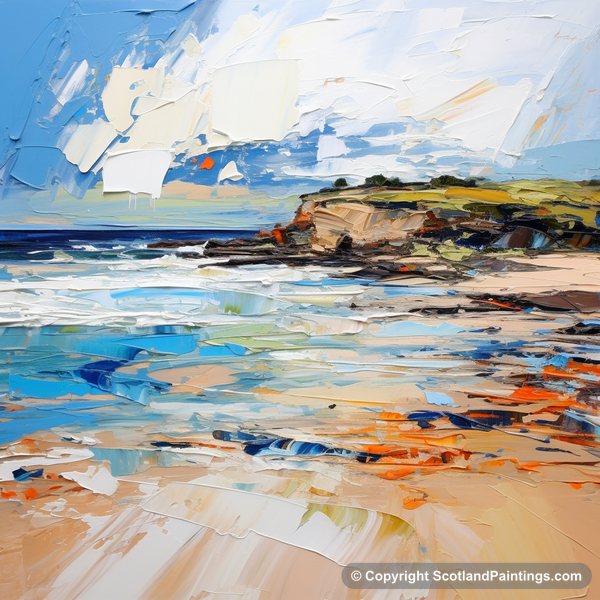 Painting - West Sands - Scottish Beaches