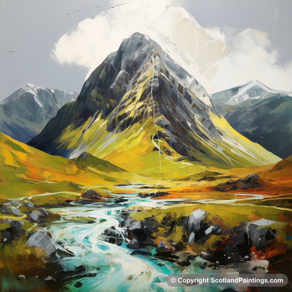 Painting - Stob Coire Raineach - Scottish Munros