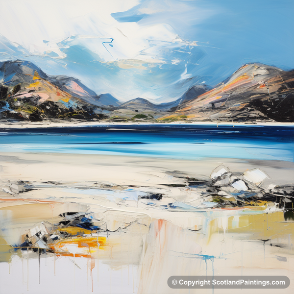 Painting - Silver Sands of Morar - Scottish Beaches