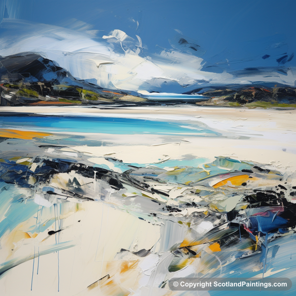 Painting - Silver Sands of Morar - Scottish Beaches