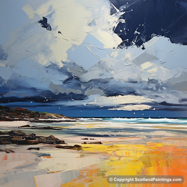 Painting - West Sands - Scottish Beaches