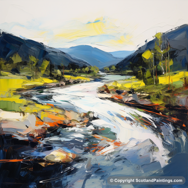 Painting - River Spey - Scottish Rivers