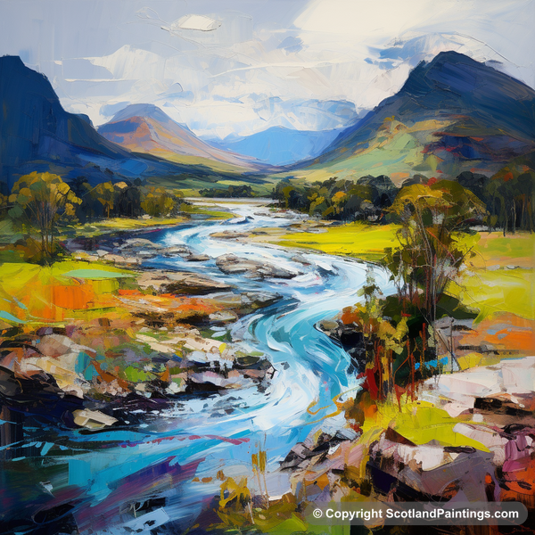 Painting - River Spey - Scottish Rivers