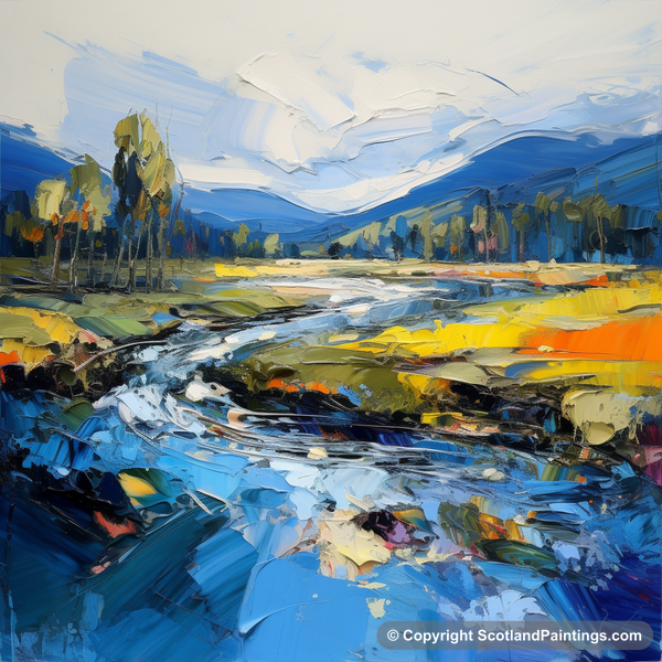 Painting - River Spey - Scottish Rivers