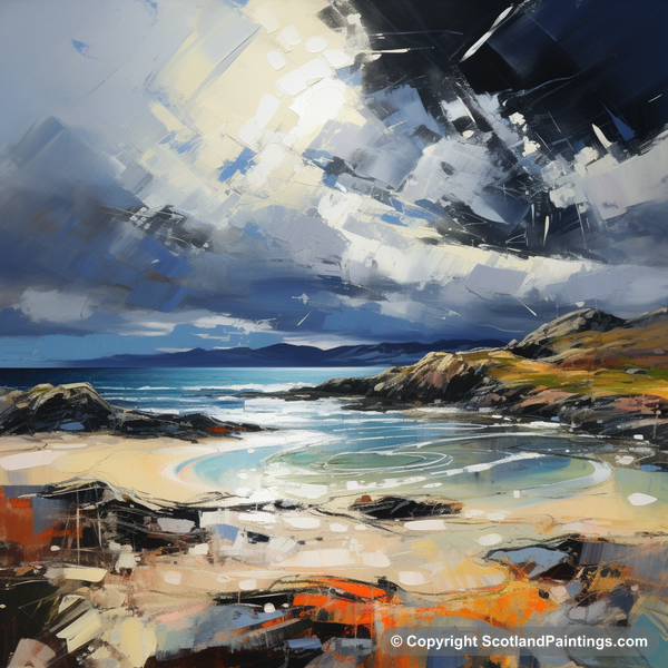 Painting - Achmelvich Bay - Scottish Beaches