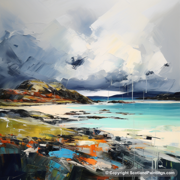 Painting - Achmelvich Bay - Scottish Beaches