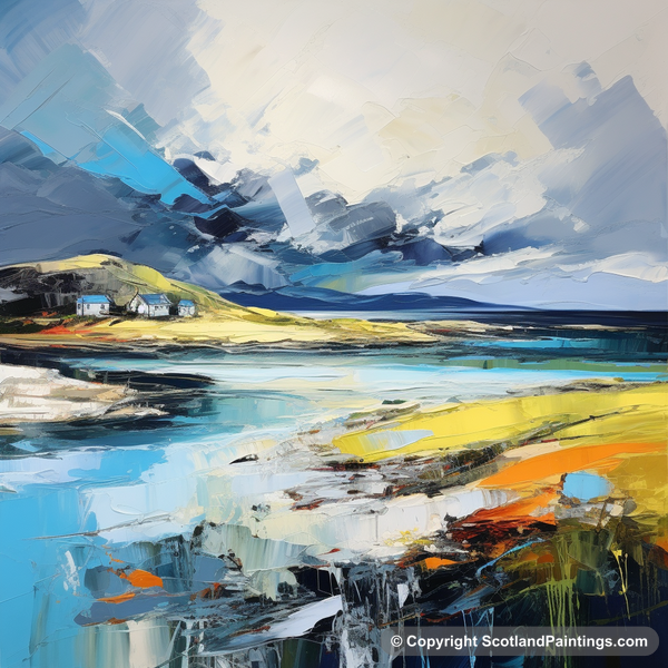 Painting - Achmelvich Bay - Scottish Beaches