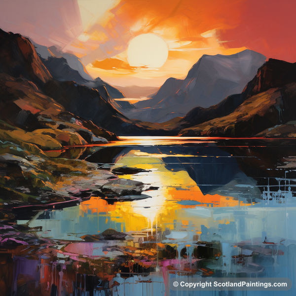 Painting - Loch Coruisk - Scottish Coves