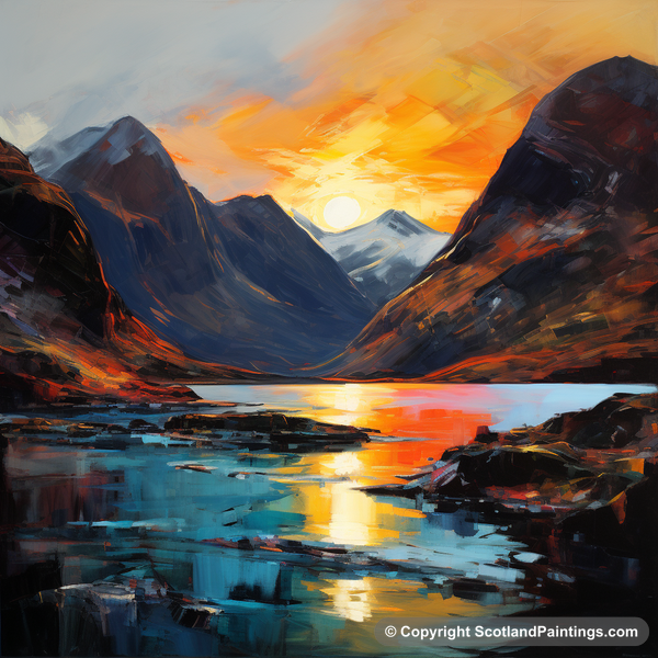 Painting - Loch Coruisk - Scottish Coves