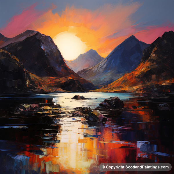 Painting - Loch Coruisk - Scottish Coves