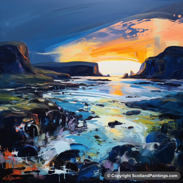 Painting - Kiloran Bay - Scottish Beaches