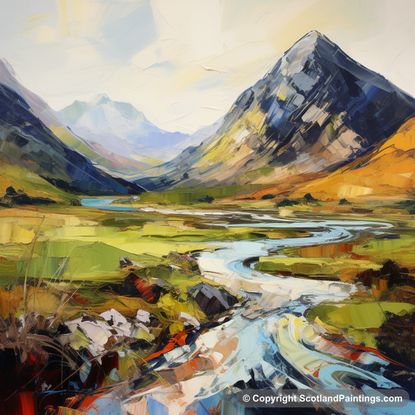 Painting - Glencoe - Scottish Glens