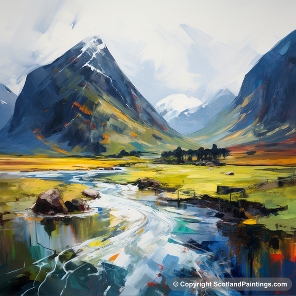 Painting - Glencoe - Scottish Glens