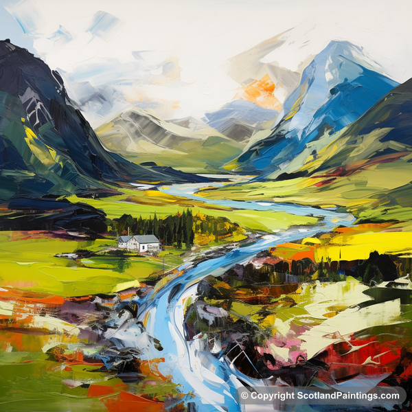 Painting - Glencoe - Scottish Glens