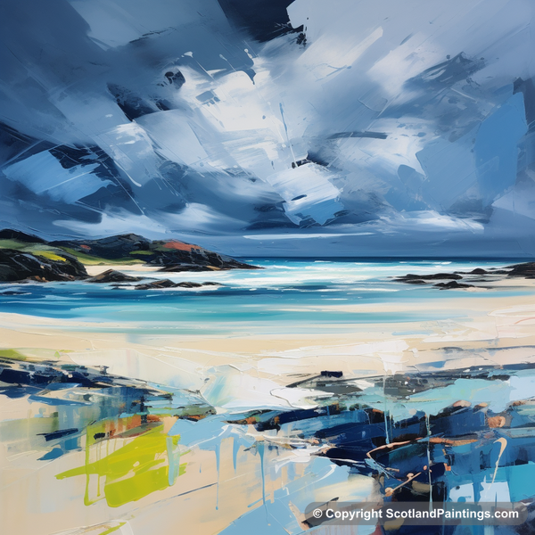 Painting - Scarista Beach - Scottish Beaches