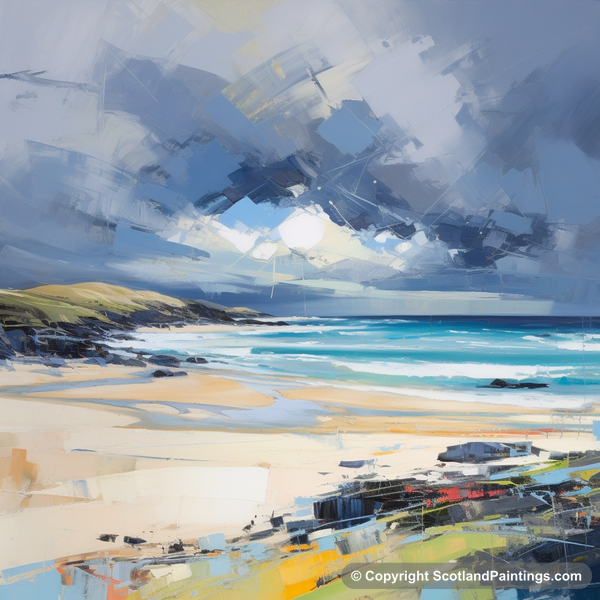 Painting - Scarista Beach - Scottish Beaches