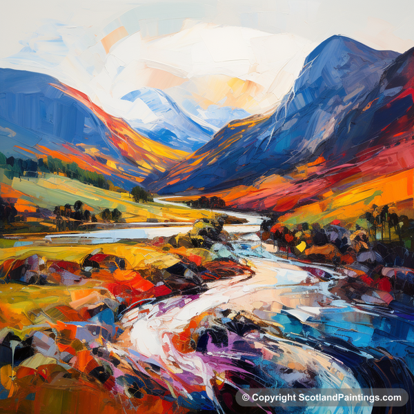 Painting - Glen Nevis - Scottish Glens