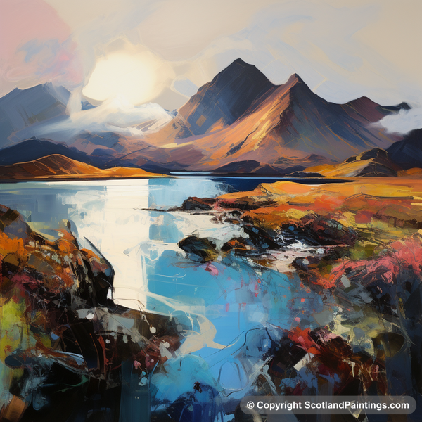 Painting - The Cuillin - Scottish Mountains