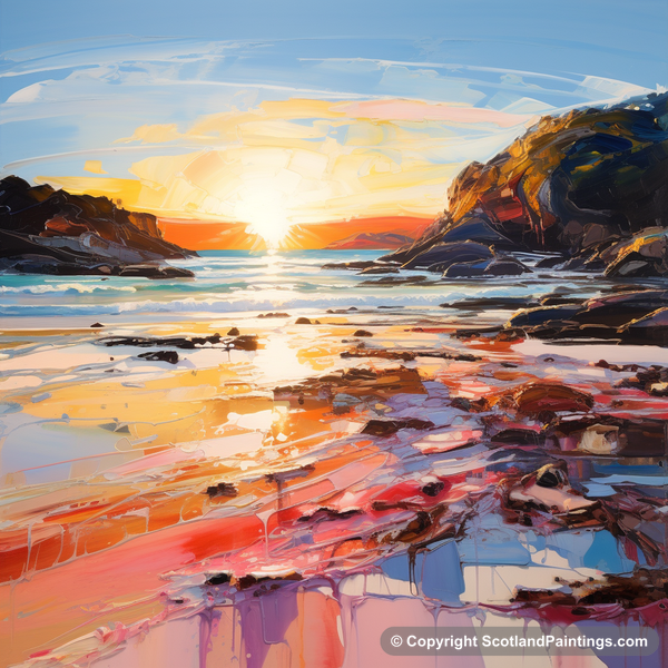 Painting - Coral Beach - Scottish Beaches