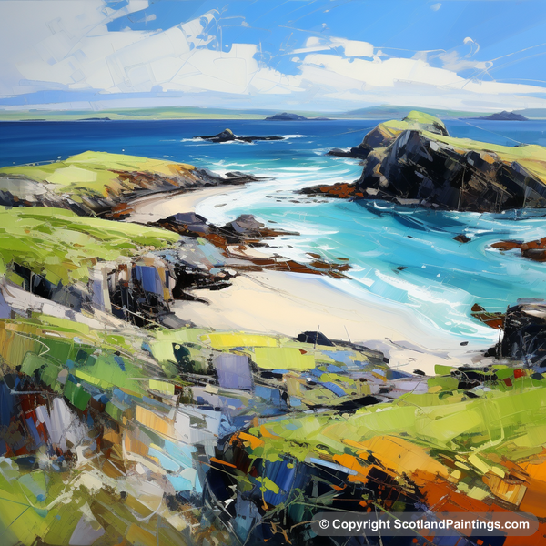 Painting - Kiloran Bay - Scottish Beaches