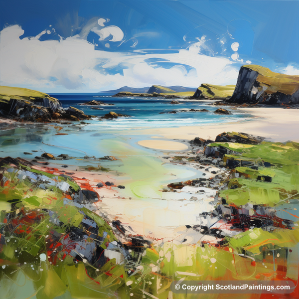 Painting - Kiloran Bay - Scottish Beaches