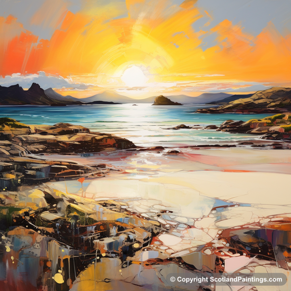 Painting - Arisaig Beach - Scottish Beaches