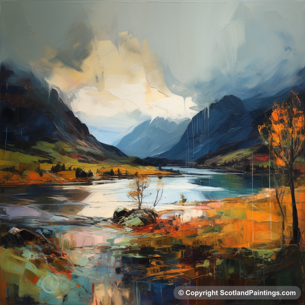 Painting - Loch Shiel - Scottish Lochs