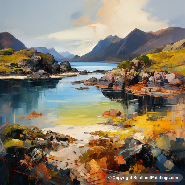 Painting - Shieldaig Bay - Scottish Coves